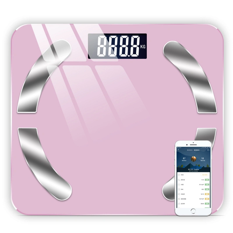Großhandel wiederaufladbare digitale APP Human Weight Composition BMI Measure Analyzer Smart Body Fat Scale