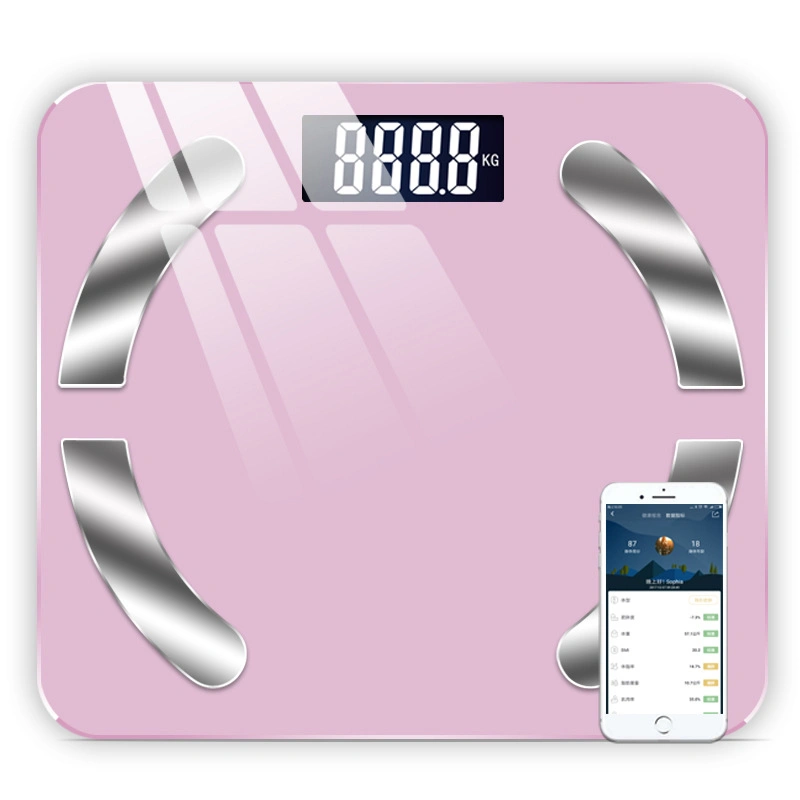 Wholesale Rechargeable Digital APP Human Weight Composition BMI Measure Analyzer Smart Body Fat Scale