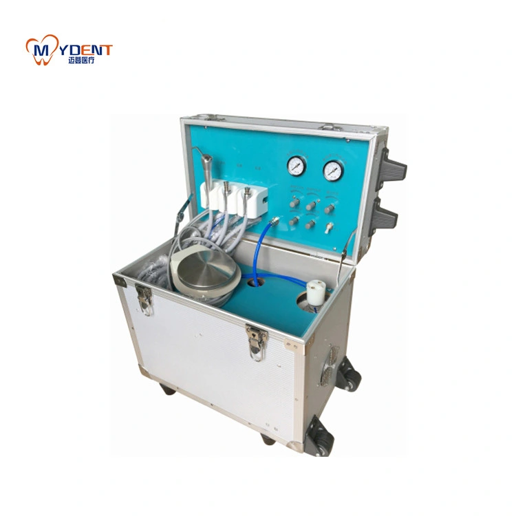 Movable Portable Dental Unit for Sale with Luggage Box