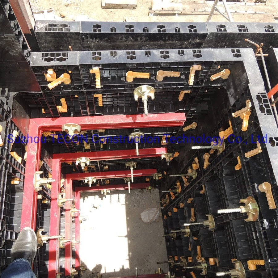 Tecon Reusable Modular Forming Peri Plastic Formwork Panels Tp60 for Construction