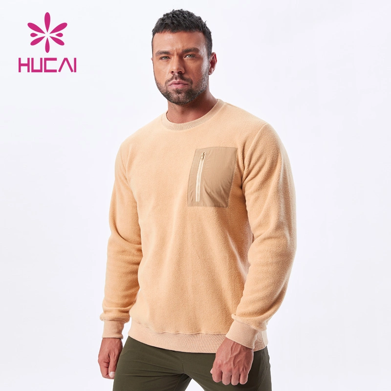Sweatshirt Atacado Apparel Fleece with Pocket Gym Wear para homem