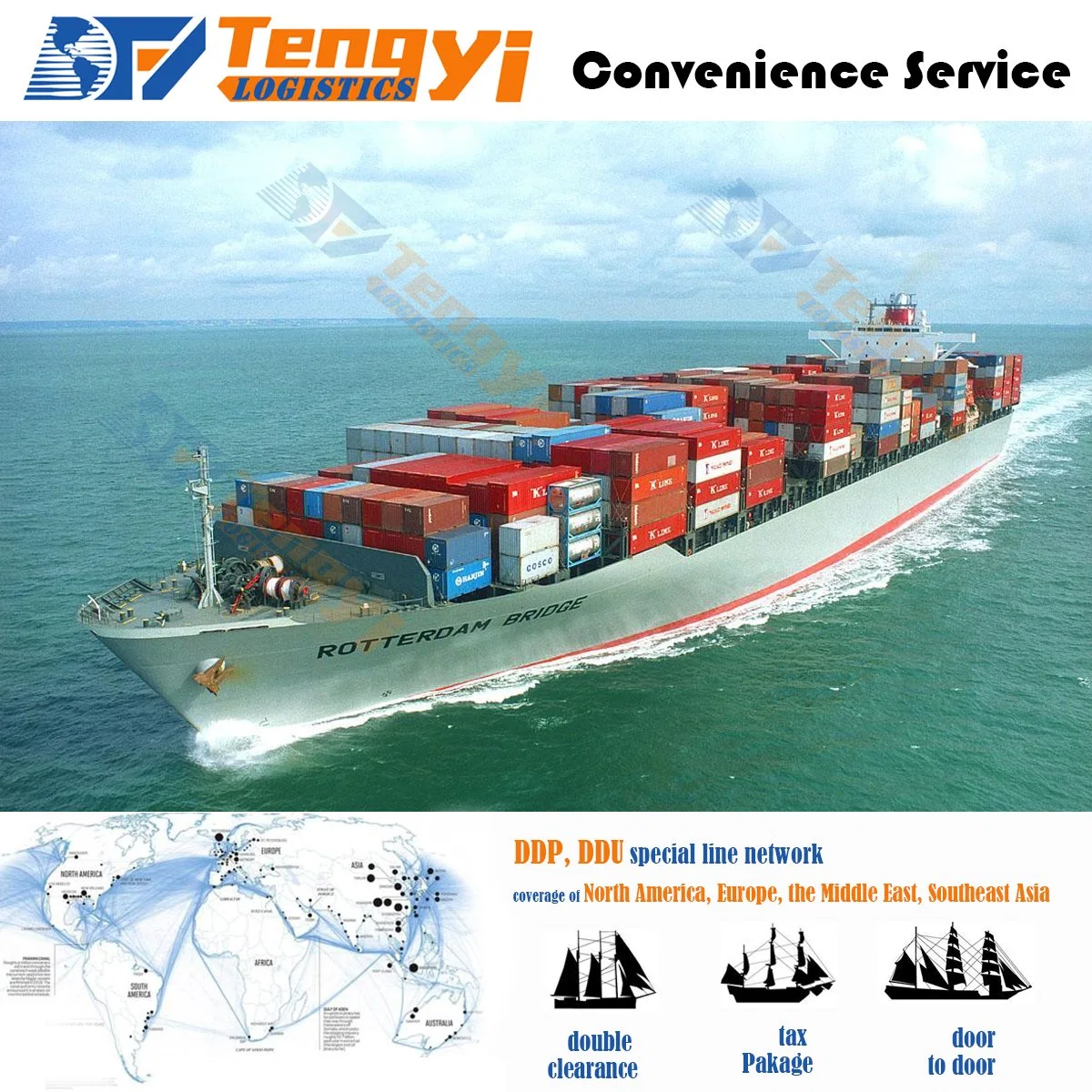 Sea Freight From China to USA with Fast Time Shenzhen to Worldwide