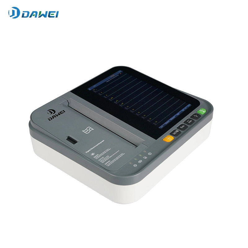 ECG Electrode Manufacturing Machine Price Interpretive Electrocardiograph Portable 12 Channel ECG