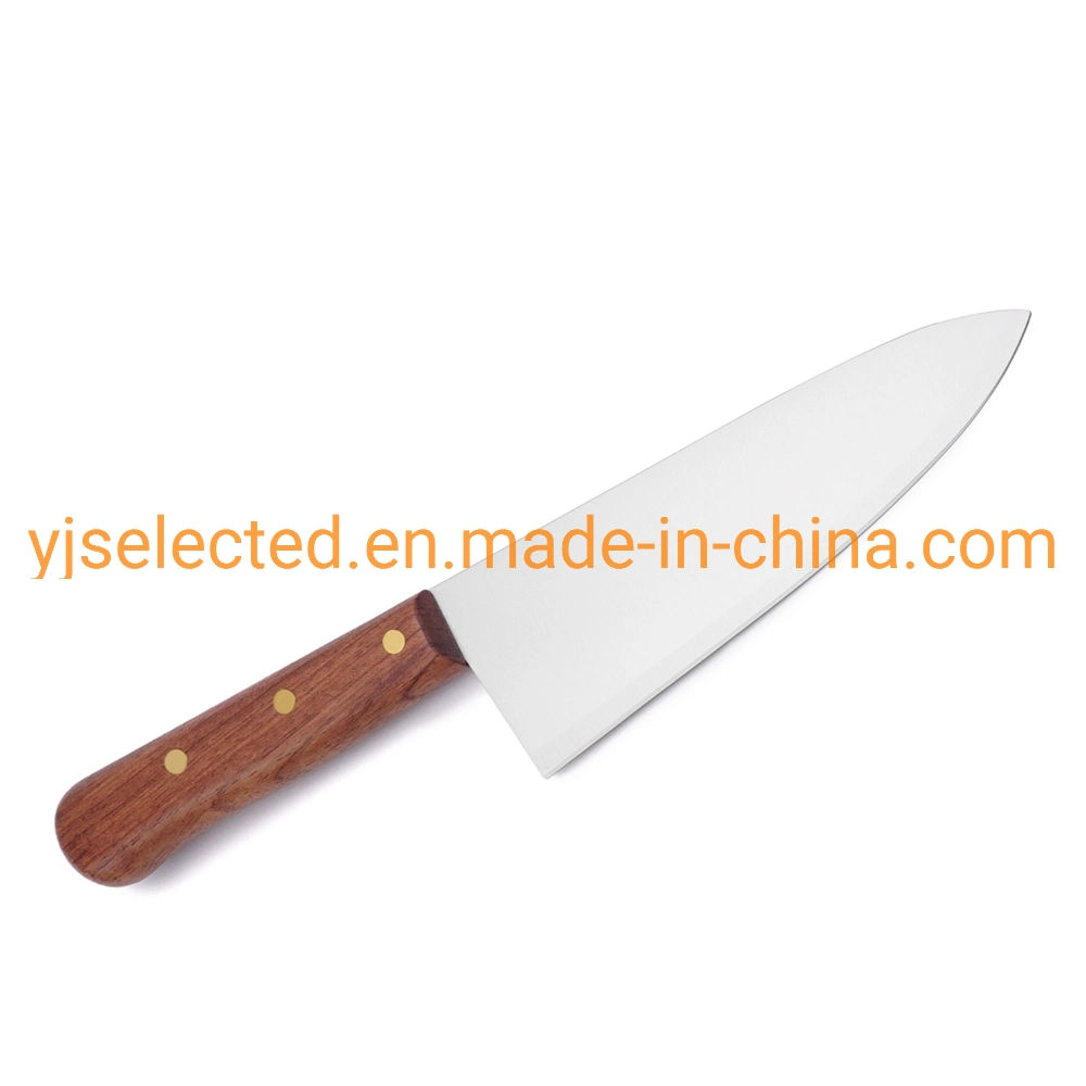 Chicago cubertería nogal o palo de rosa cuchillo Chefs la tradición de la hoja de 8 pulg.