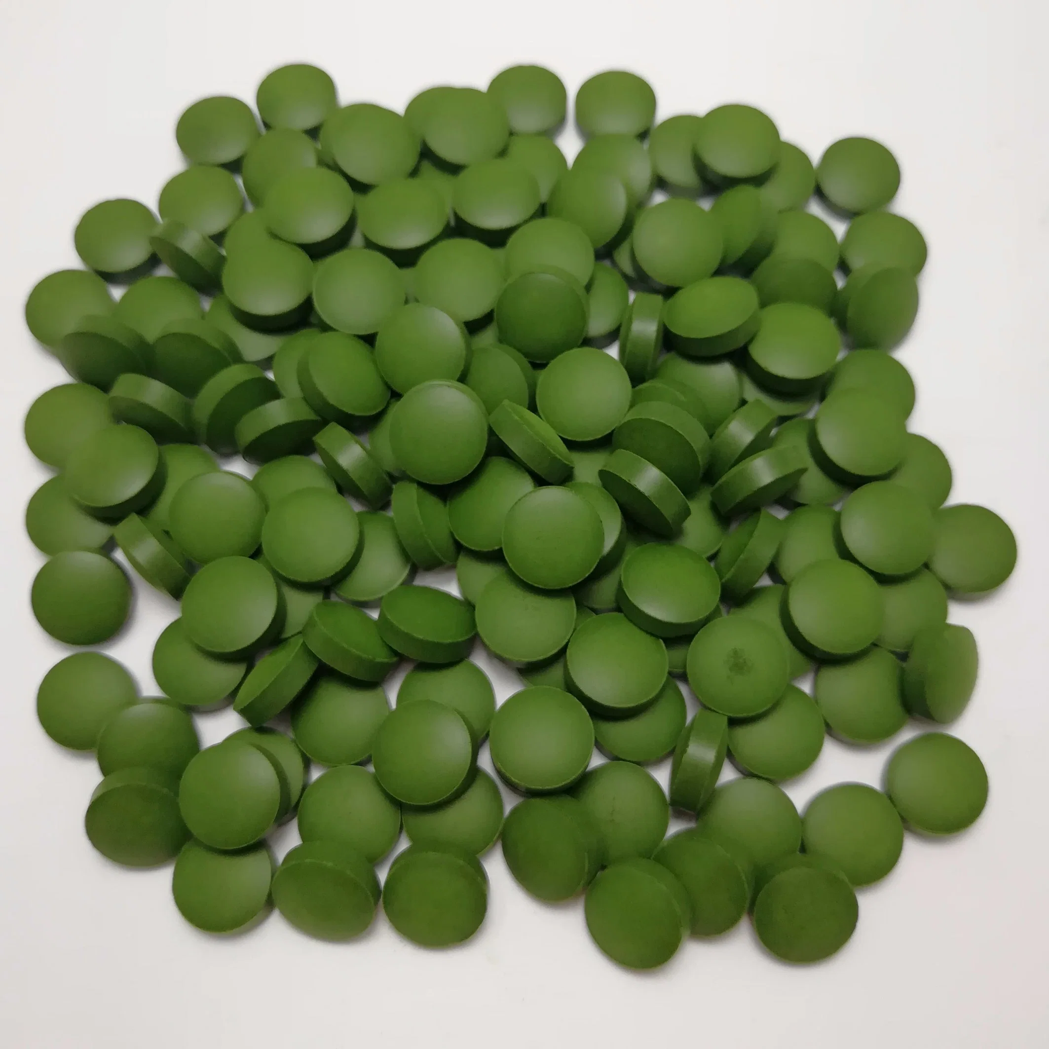 Los aditivos alimentarios alimentos saludables multa alga verde Chlorella Tablet