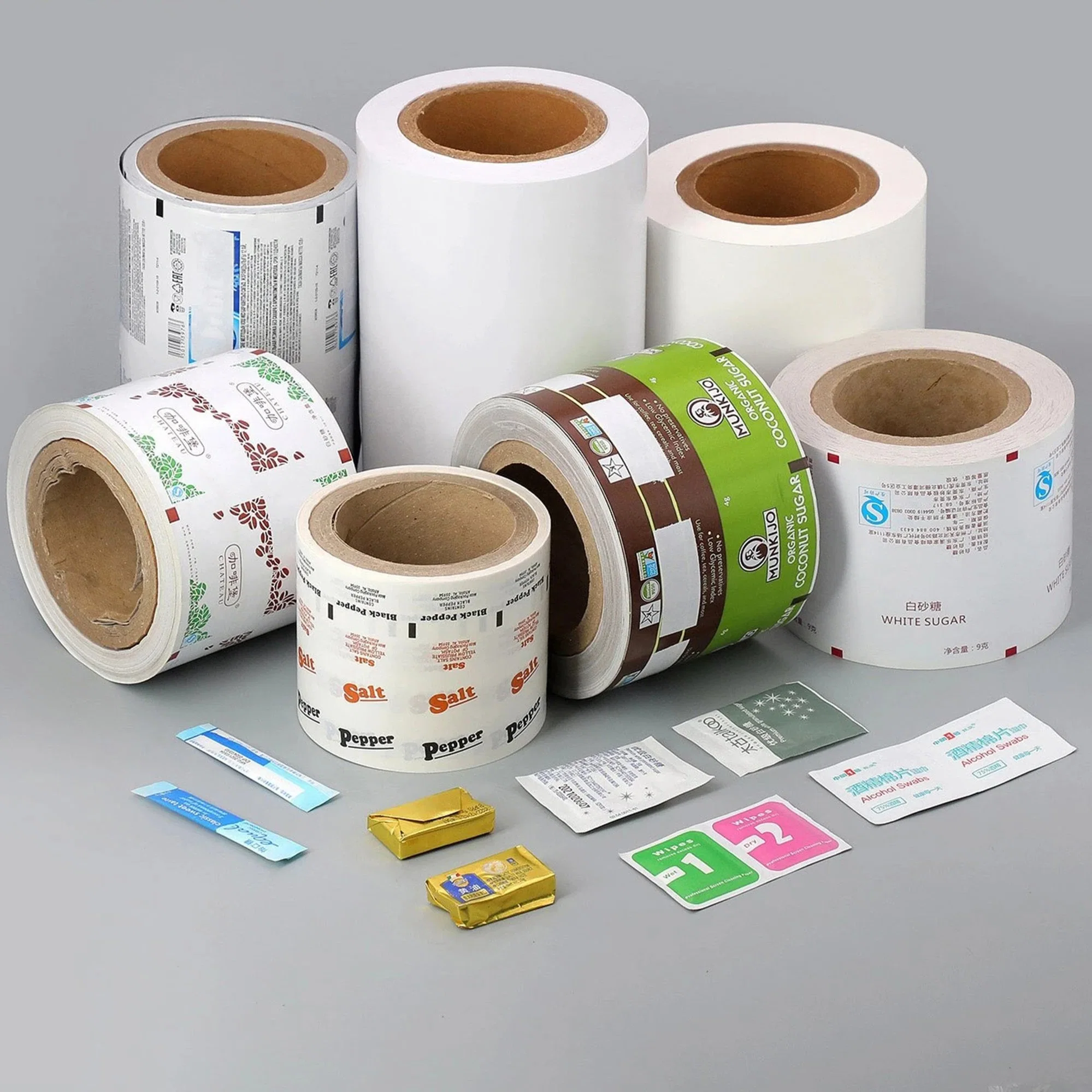 Biodegradable Eco Friendly Custom Logo Printed Grease Proof Oil Grease Proof Wax Food Wrapping Paper