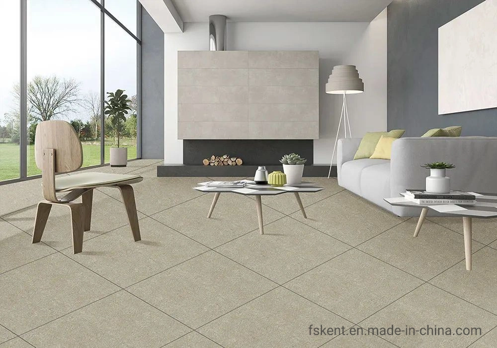 800*800mm Size Light Grey Rustic Tile