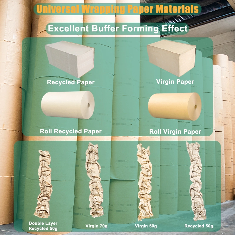 No Plastic 2 Years Warranty Filling Packaging Void Machine Pad Kraft Paper Void Fill Dispenser