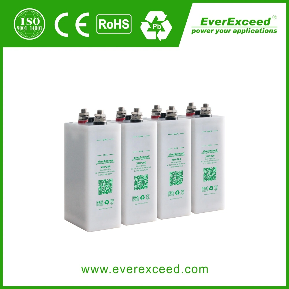 Everexceed Nickel Cadmium lange Lebensdauer-Speicherbatterie Wiederaufladbare NiCd-Batterie Paket