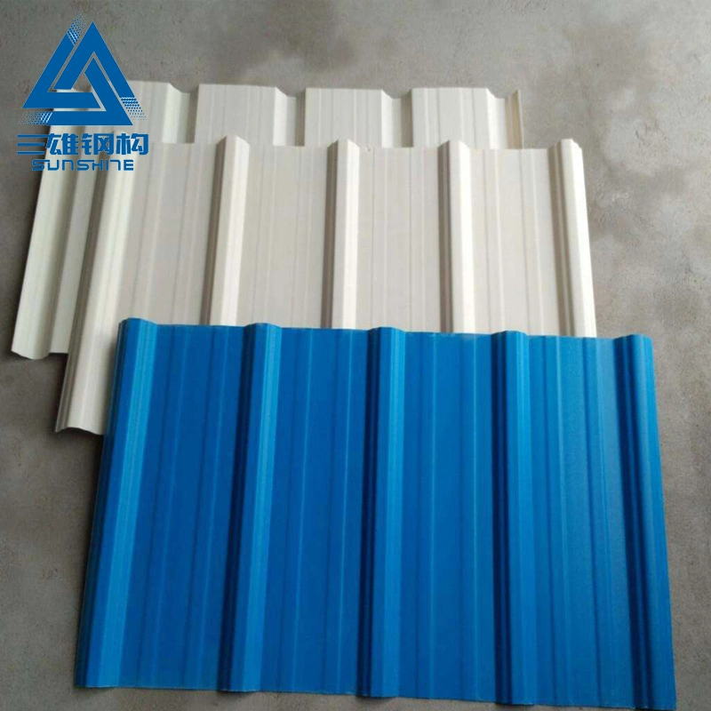 Color Lasting 15 Years Apvc 1050 Residential Housing Roof Tile