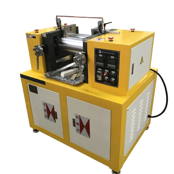 Laboratory Dual Roller Open Mill Rubber Plastic Test Equipment