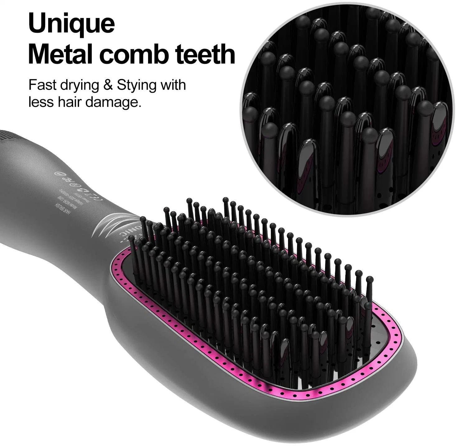 Hair Dryer Brush One Step Hair Dryer and Styler Volumizer with Negative Ion for Reducing Frizz and Static