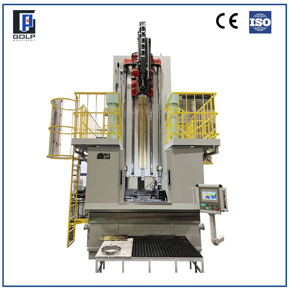 40 Ton Pull-Down Vertical Hydraulic Pressure Internal Broaching Machine for Yaw Pitch Drive Gear