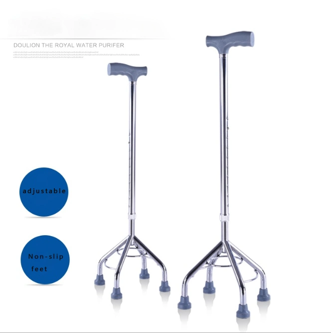 Una sola pierna Qualityaluminum Hight ayudas para caminar/cuatro patas del trípode Bastones para Personas con Discapacidad