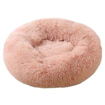 Soft Warm Luxury Pet Dog Bed Round Houses Waterproof Plush