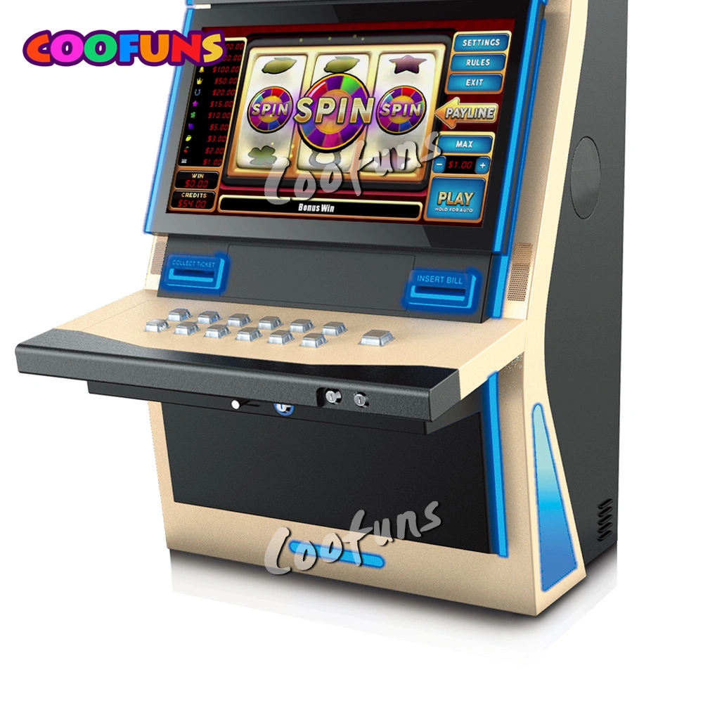 Luxury Gambling Platinum 3 Electronic Game Slot Machine Cabinet