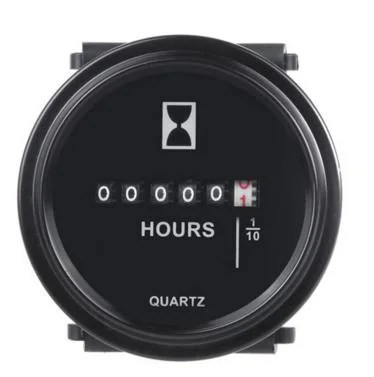 AC/DC Universal Round Mechanical Rengine Hour Meter