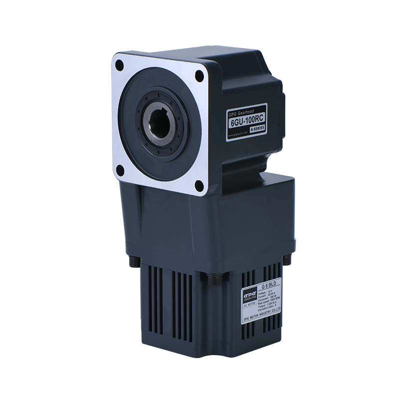 Compact Size High Torque L Type Hollow Shaft Brushless DC Gear Motor