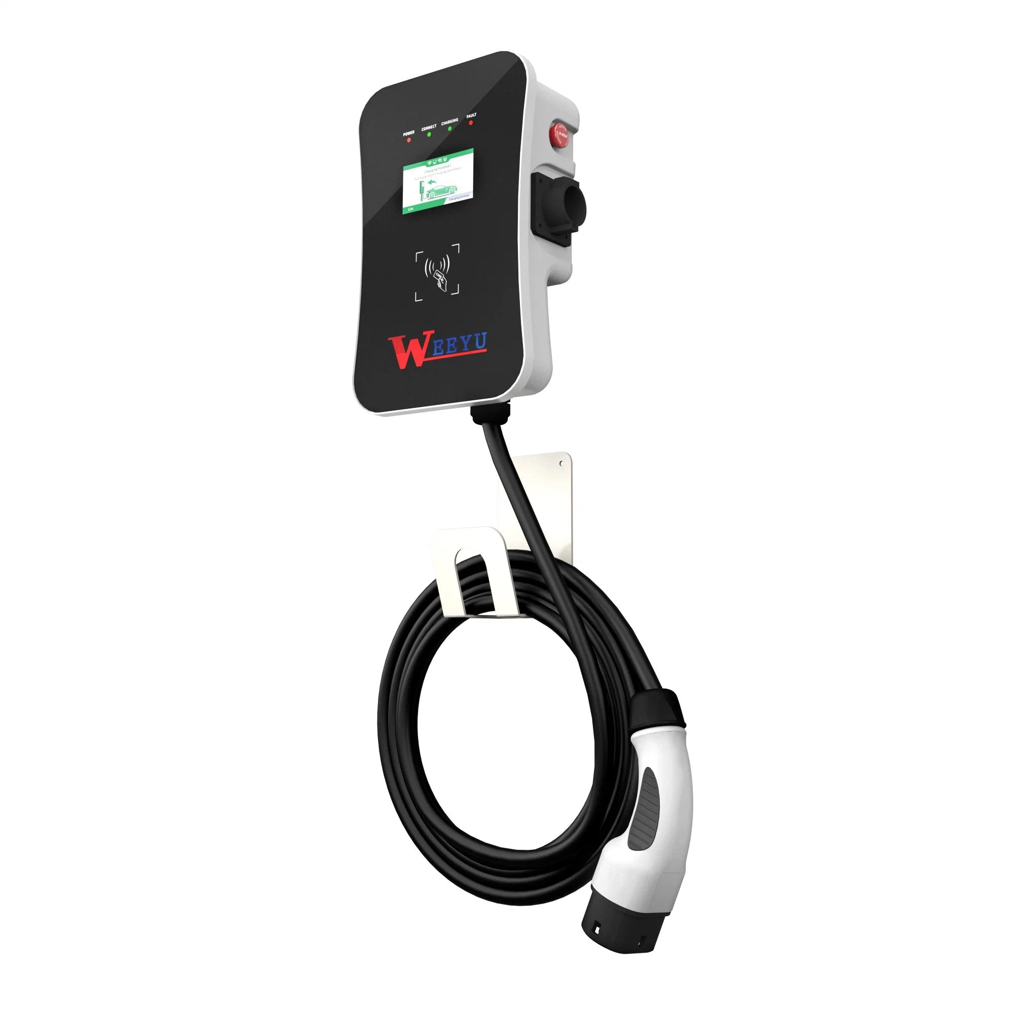 Chargeurs de EV commerciale canon unique norme européenne AC Fast WiFi chargeur automatique de charge EV Stations chargeur CA pour les voitures électriques