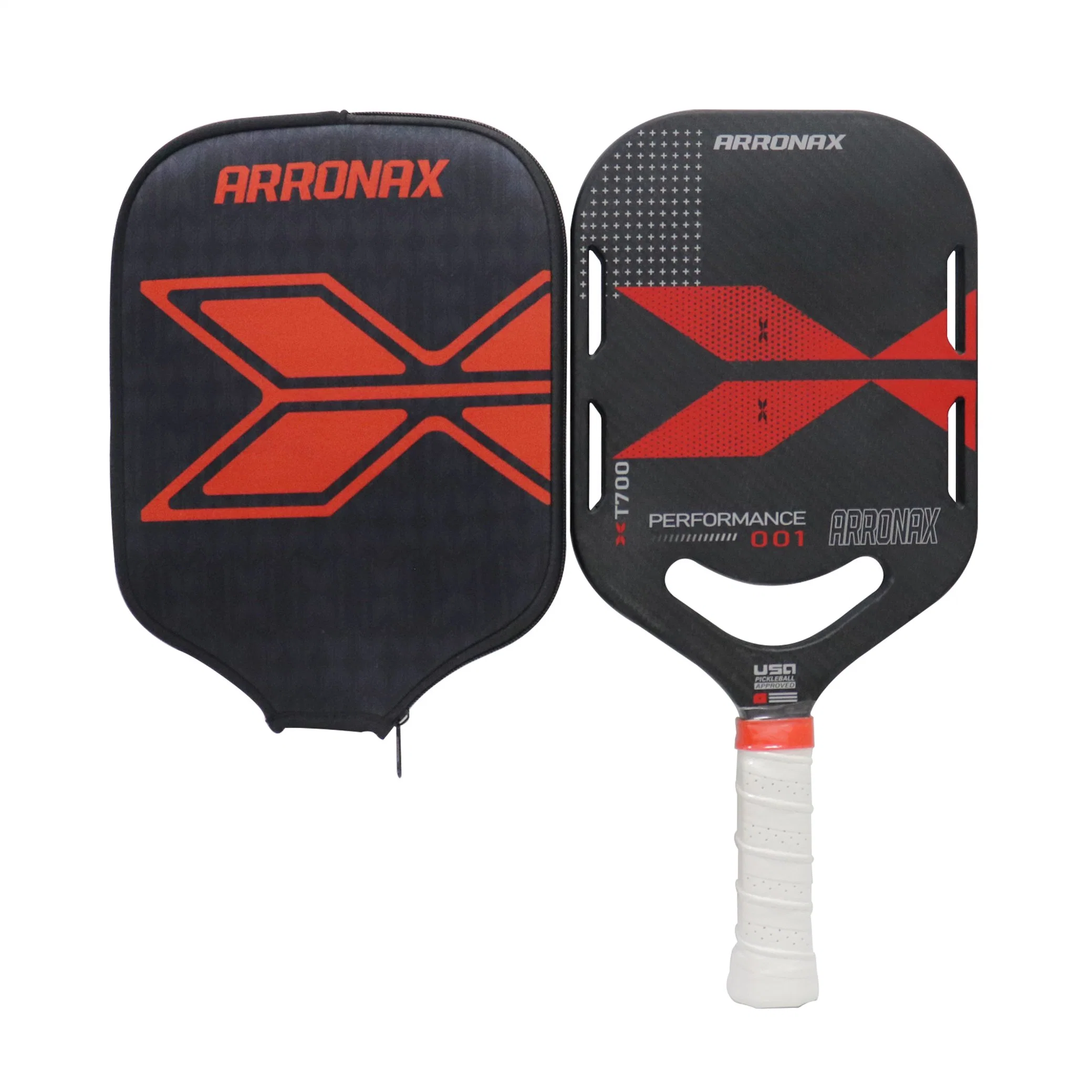 Professional Carbon Fiber Thermoformed Pickleball Paddle Designed for Power with Cover Bag