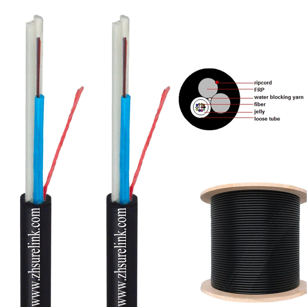 Cabo de fibra óptica ASU Brasil da Anatel Asu80 Asu120 4core 6core Cabo de fibra ASU 12core