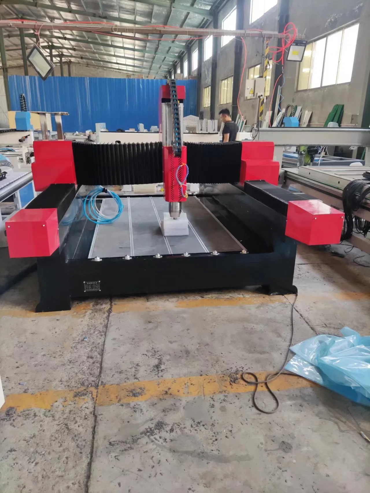 Water Jet Cutting Machine/Granite CNC Router Tombstone Marble 1325 Stone Engraving Machine