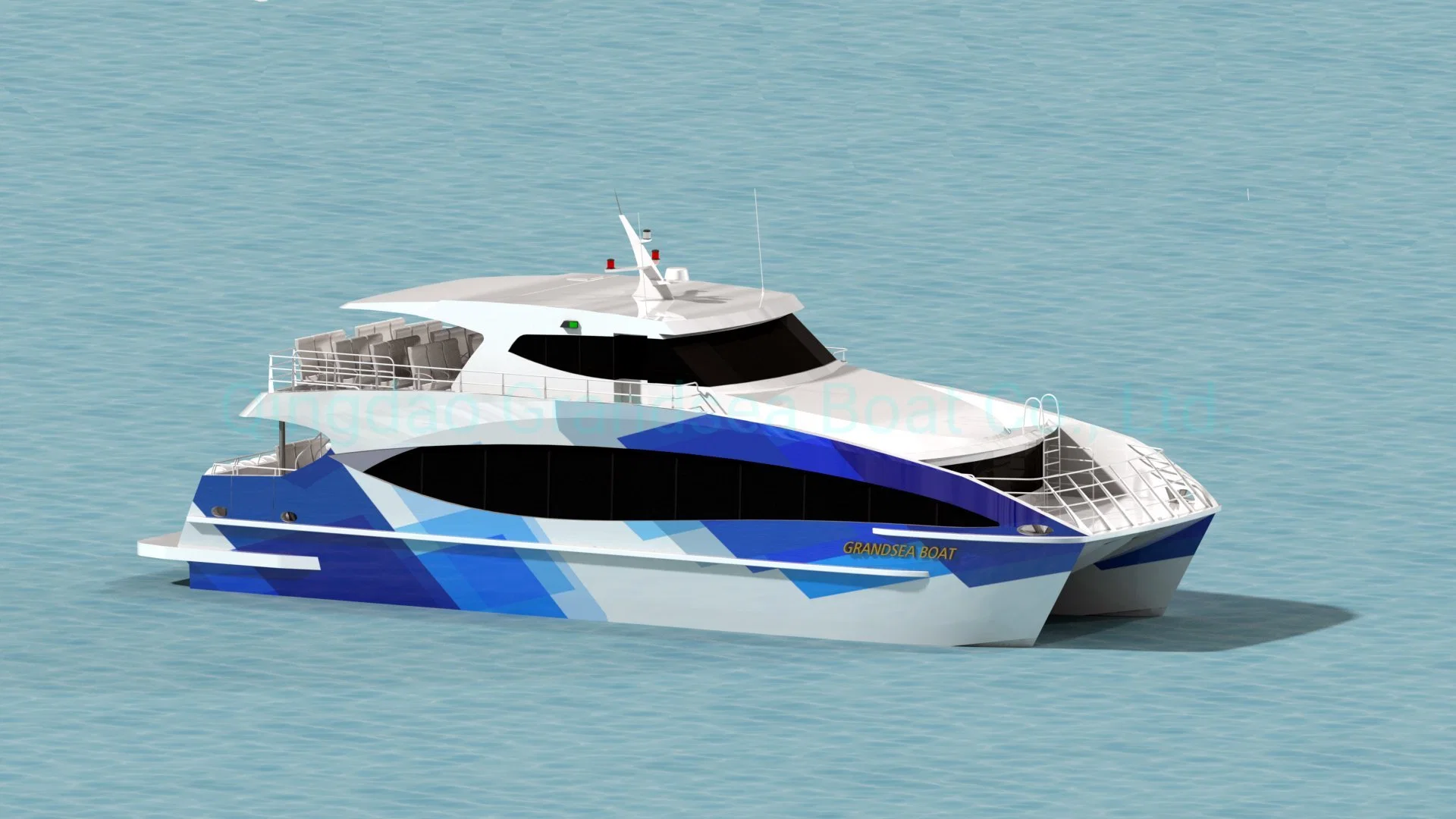 Ferry de catamarán de pasajeros de aluminio de 20 metros y 67 pies chino en venta en Filipinas.