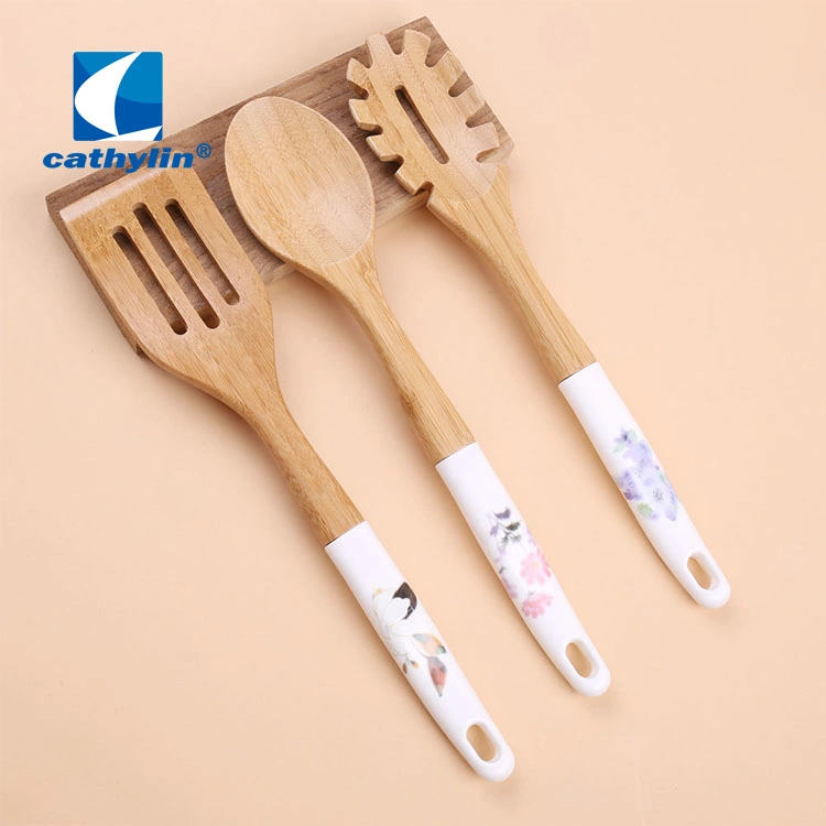 High quality/High cost performance  Customized Eco-Friendly Wooden Cooking Tool Sets Kitchenware