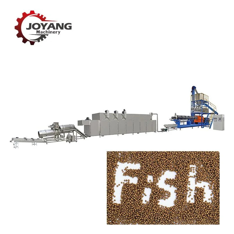 500 Kg / H Fully Automatic Floating and Sinking Fish Feed Extruder Machine