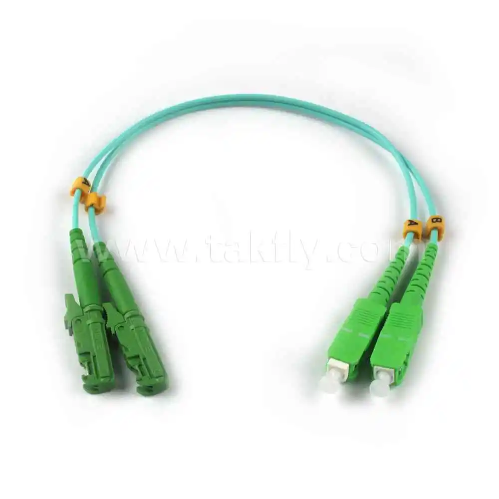 E2000-SC mm OM3 Duplex LSZH LWL Patchkabel