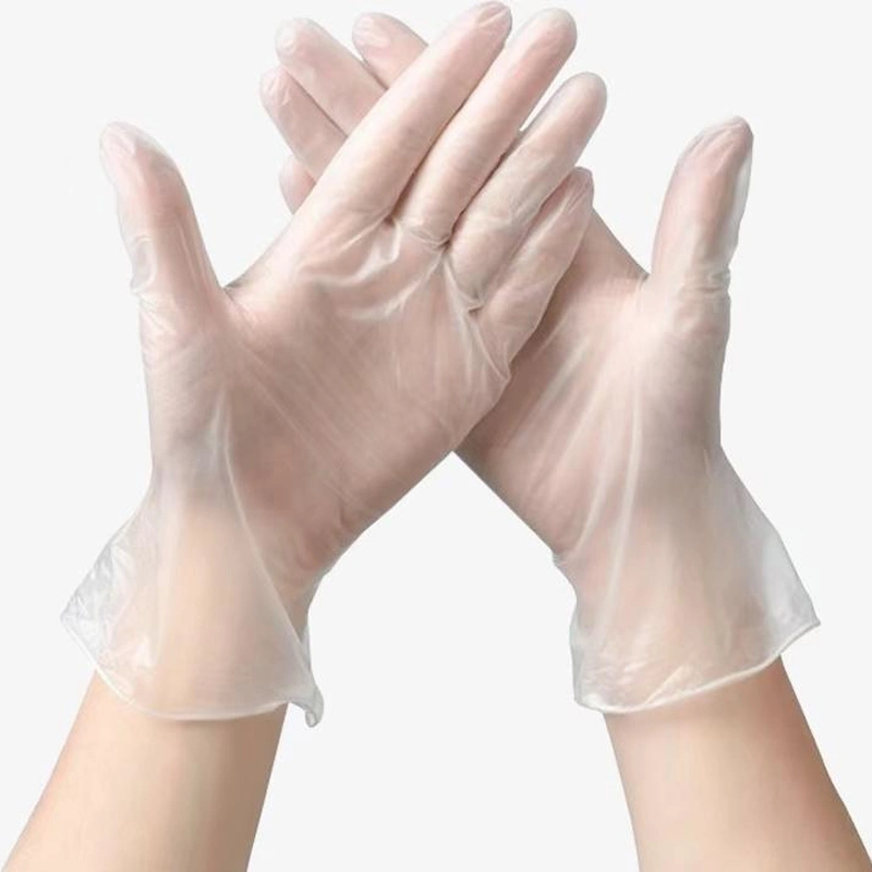 Disposable Vinyl Glove Clear Vinyl Examination Latex Free Hand Work Safety Glove