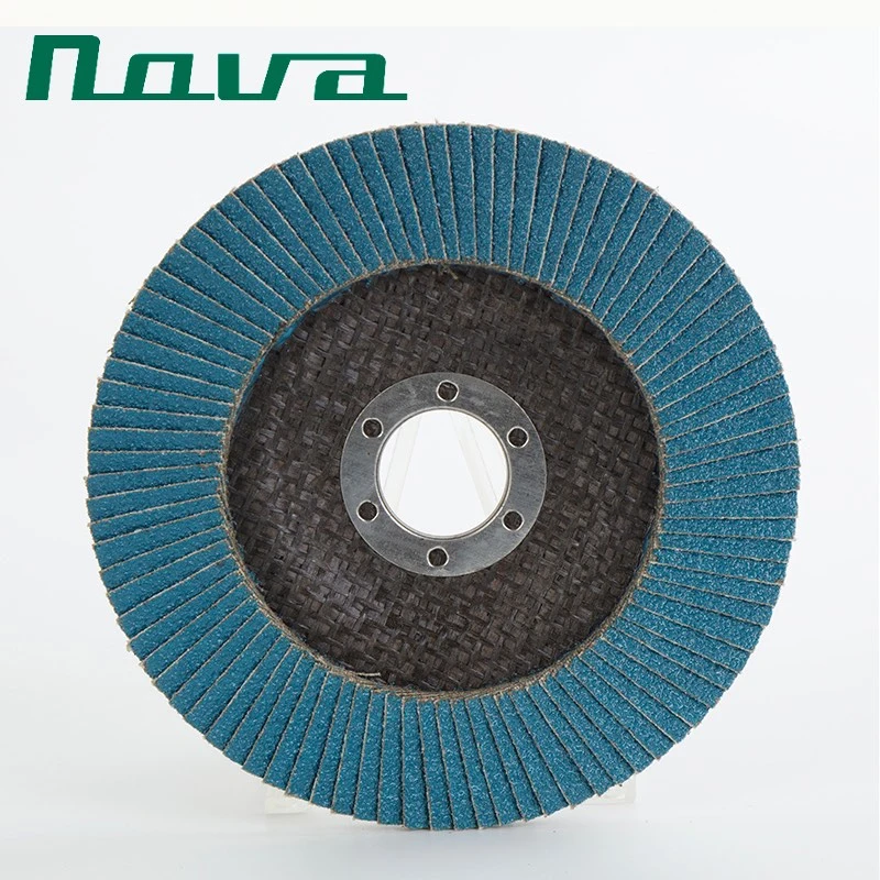 Zirconium Aluminium Abrasive Polishing Flap Grinding Wheel Disc