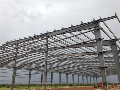 Commerical Used Supermarket Hall Building Prefabricated Shopping Mall Warehouse Hotel Steel Structure