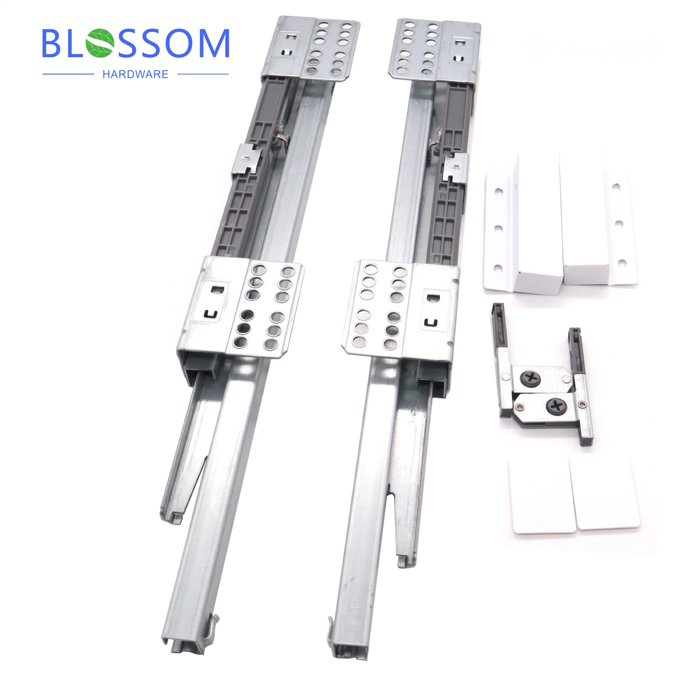 Concealed Drawer Slide Channels Double Wall Soft Closing Metal Tandem Box for Drawer Accessories High quality/High cost performance 