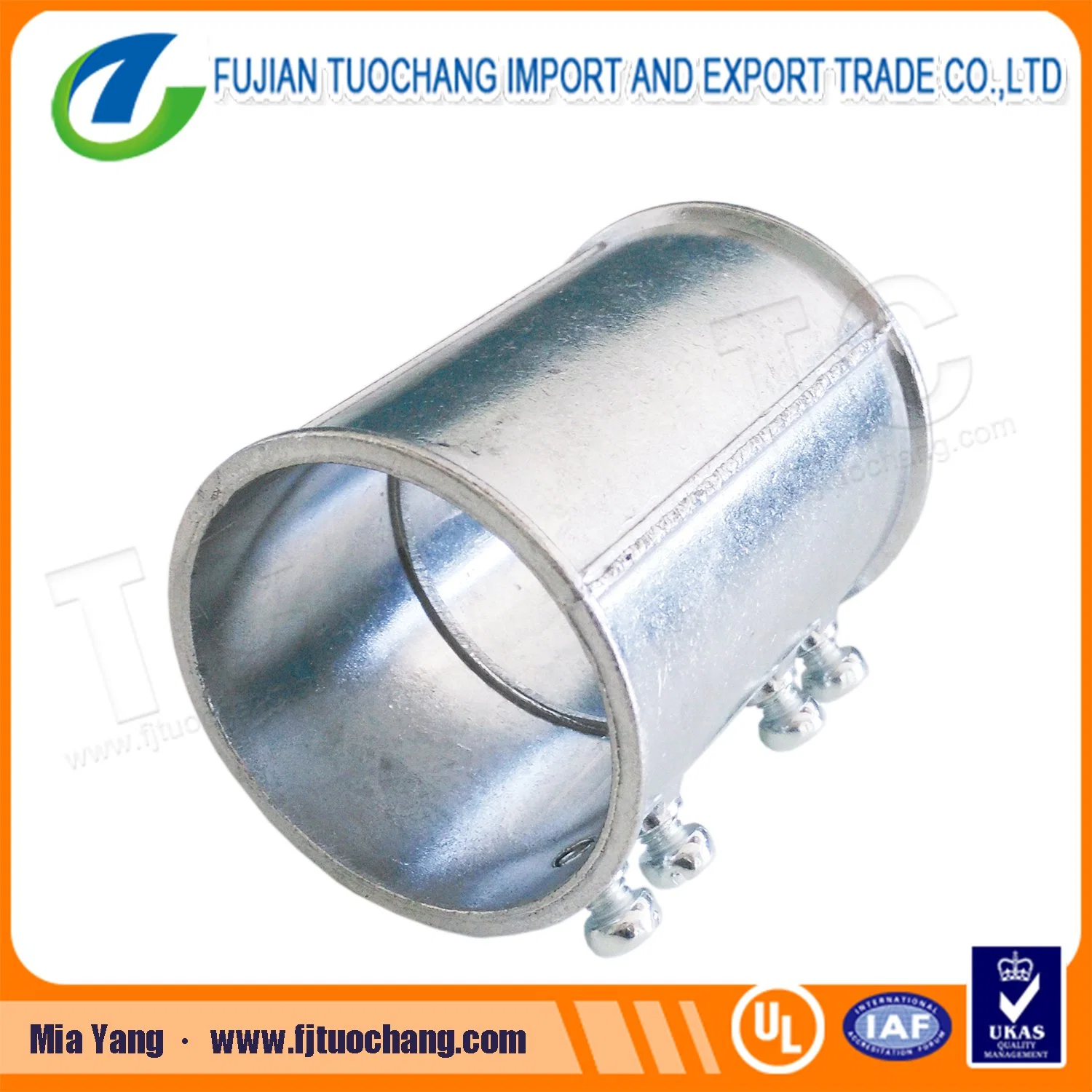 Galvanized Aluminum Die Cast Screw Type Coupling