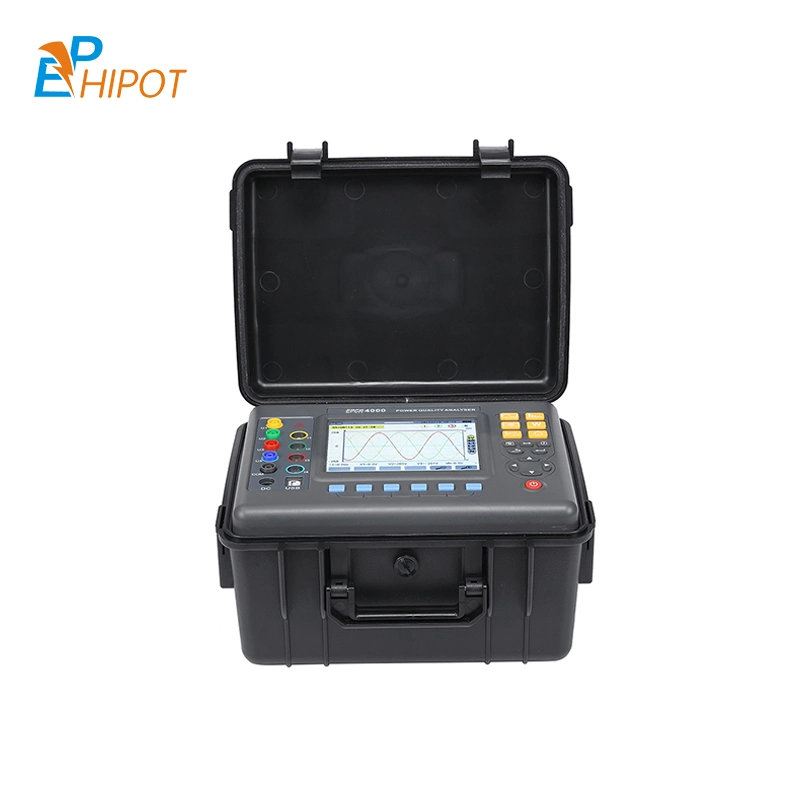 10mA 6000A Three Phase Energy and Power Quality Analyzer