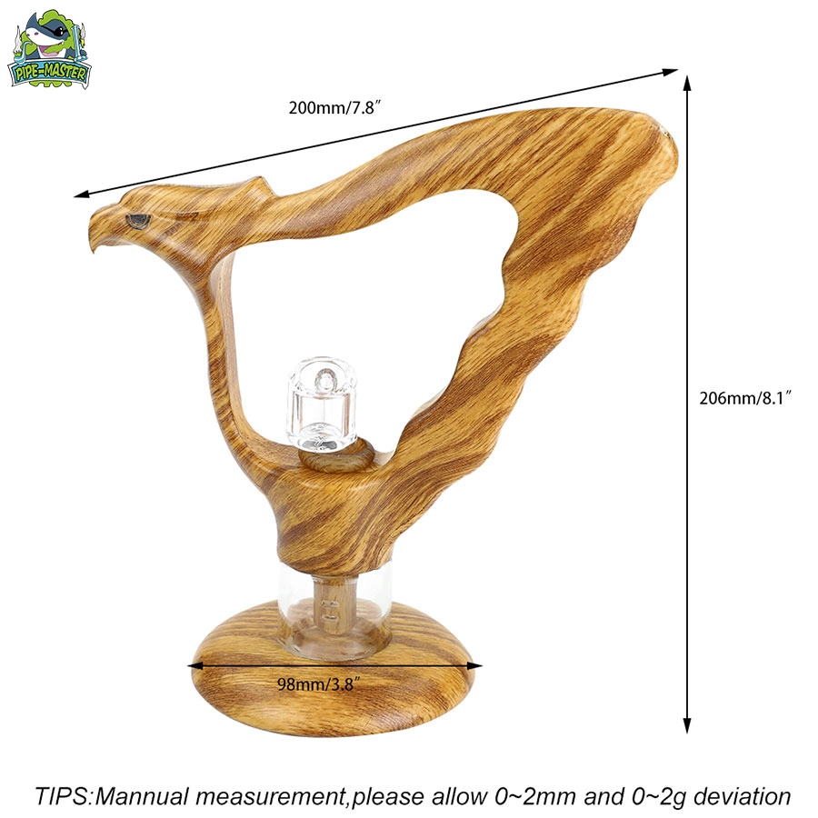 Wooden&Glass Luxury Wholesale/Supplier Tabacco Flavor Eagle Nectar Collector