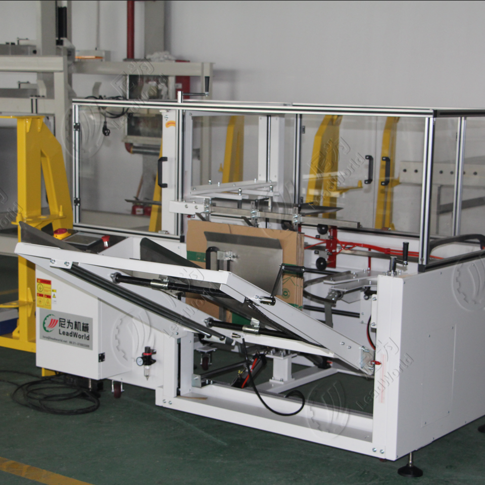 Robotic Palletizer Packaging Line Carton Sealer Automatic Tape Case Carton Erector Product