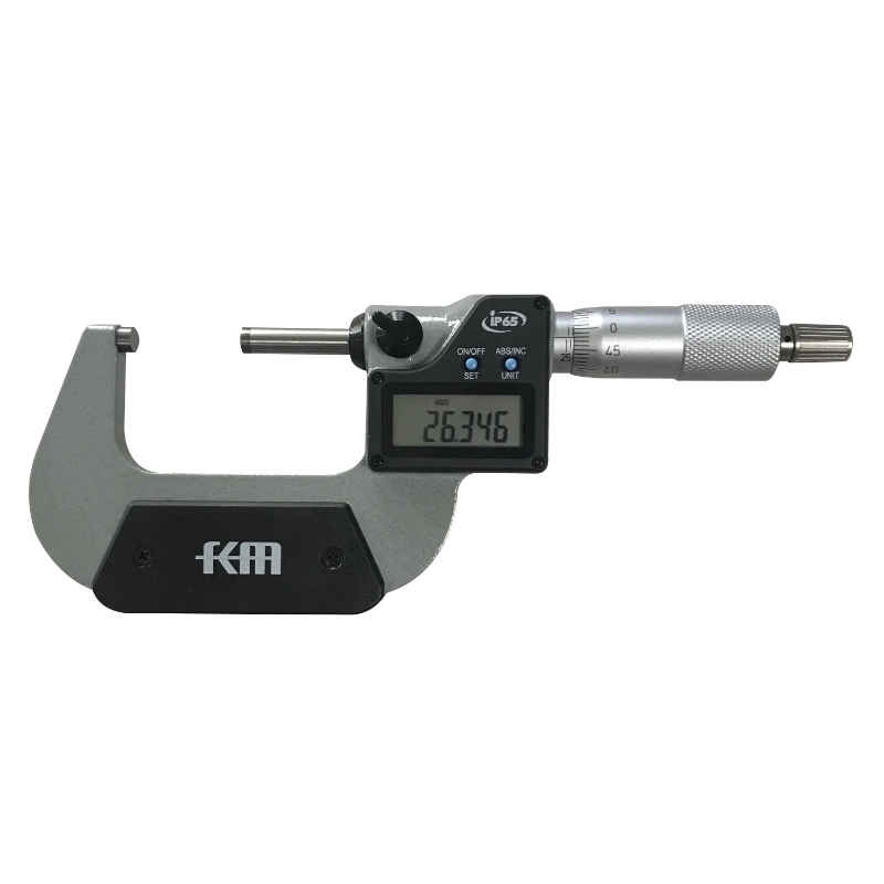 Micromètre extérieur numérique IP65 classé 25-50 mm avec une précision accrue.