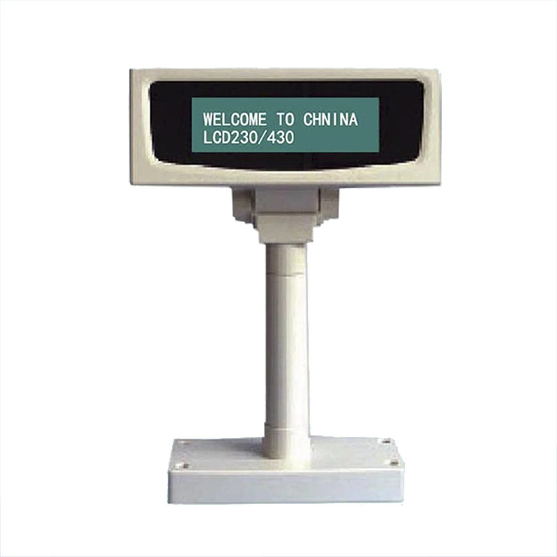 LCD ajustável do Pólo POS USB Display do cliente