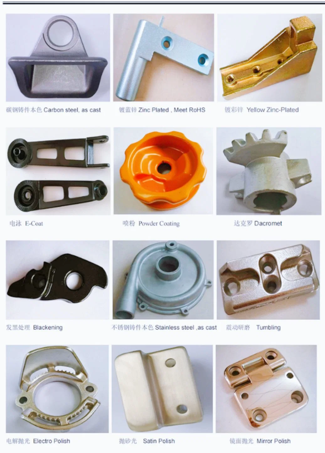 Precision Stainless Steel Investment Casting Lost Wax Casting