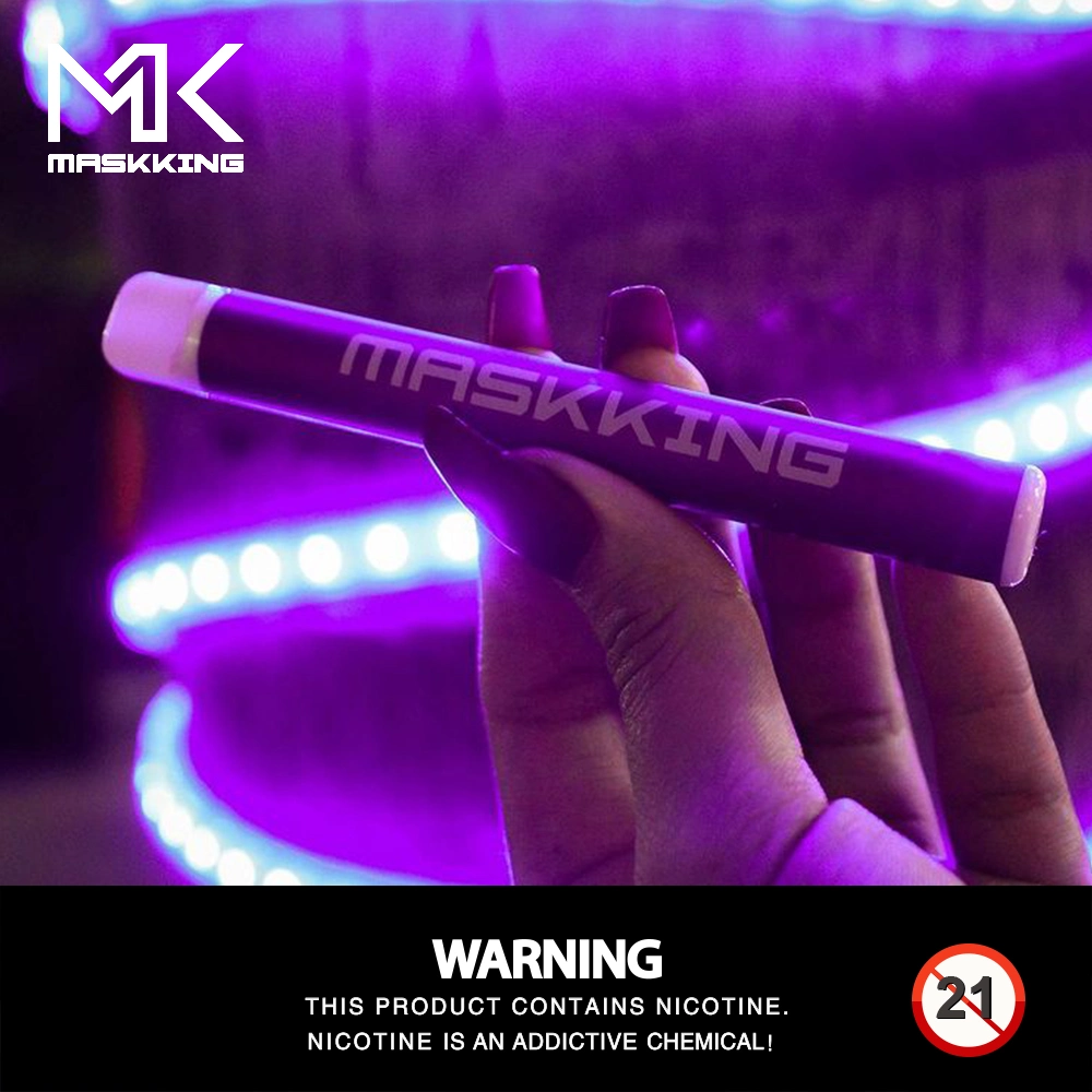 Оригинальные Manufacrure Maskking высокий тонкий 300 Puffs одноразовые Vape с 18 фрукты