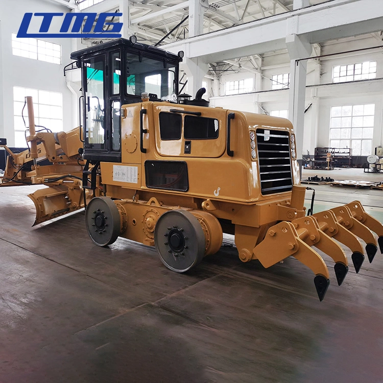 Ltmg Construction Grader Machine 100HP 135HP 165HP 180HP 220HP Hydraulic Motor Grader with Front Dozer Blade and Rear Ripper