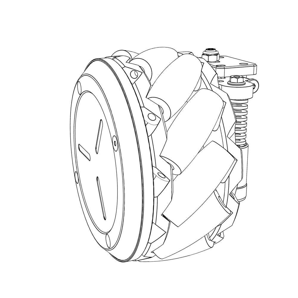 Roboct Medical Robot Mecanum Wheel Set