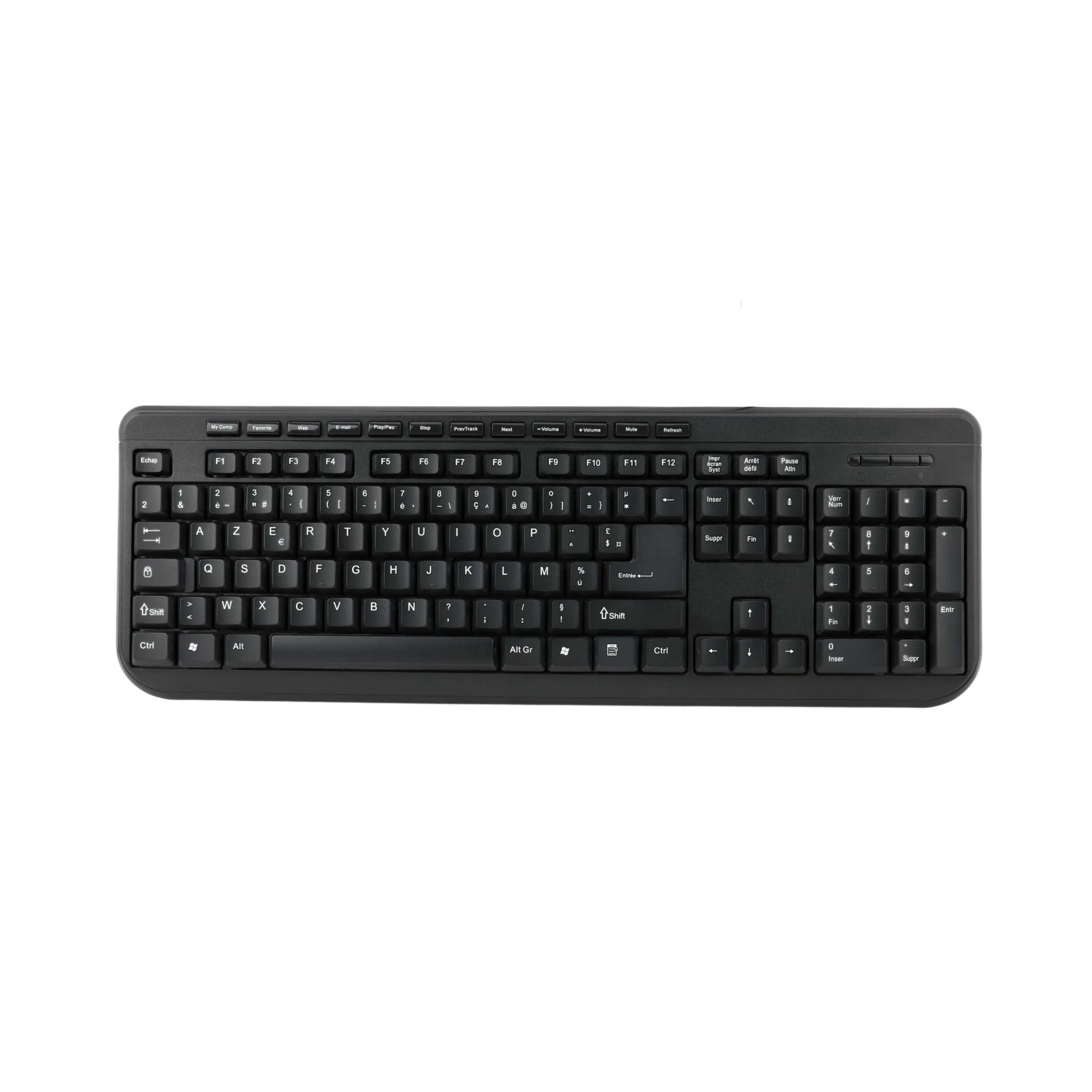 Teclado de computador, Multimédia, porta USB (KB-105A)