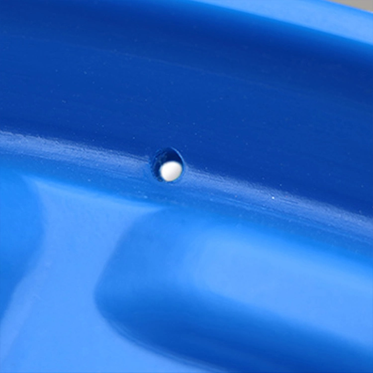 Bidón de agua de plástico azul de 200 litros de HDPE de alta calidad