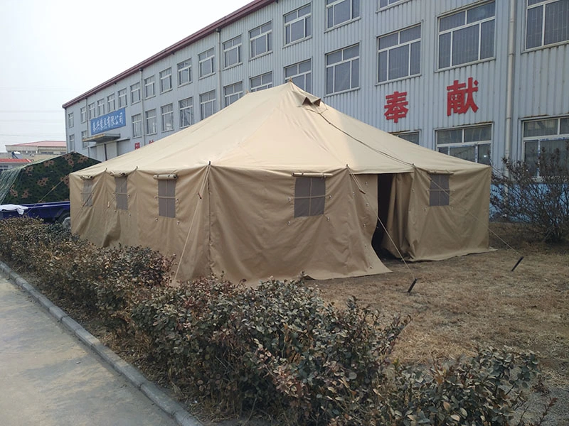 Carpa de estilo militar de polo de construcción fácil