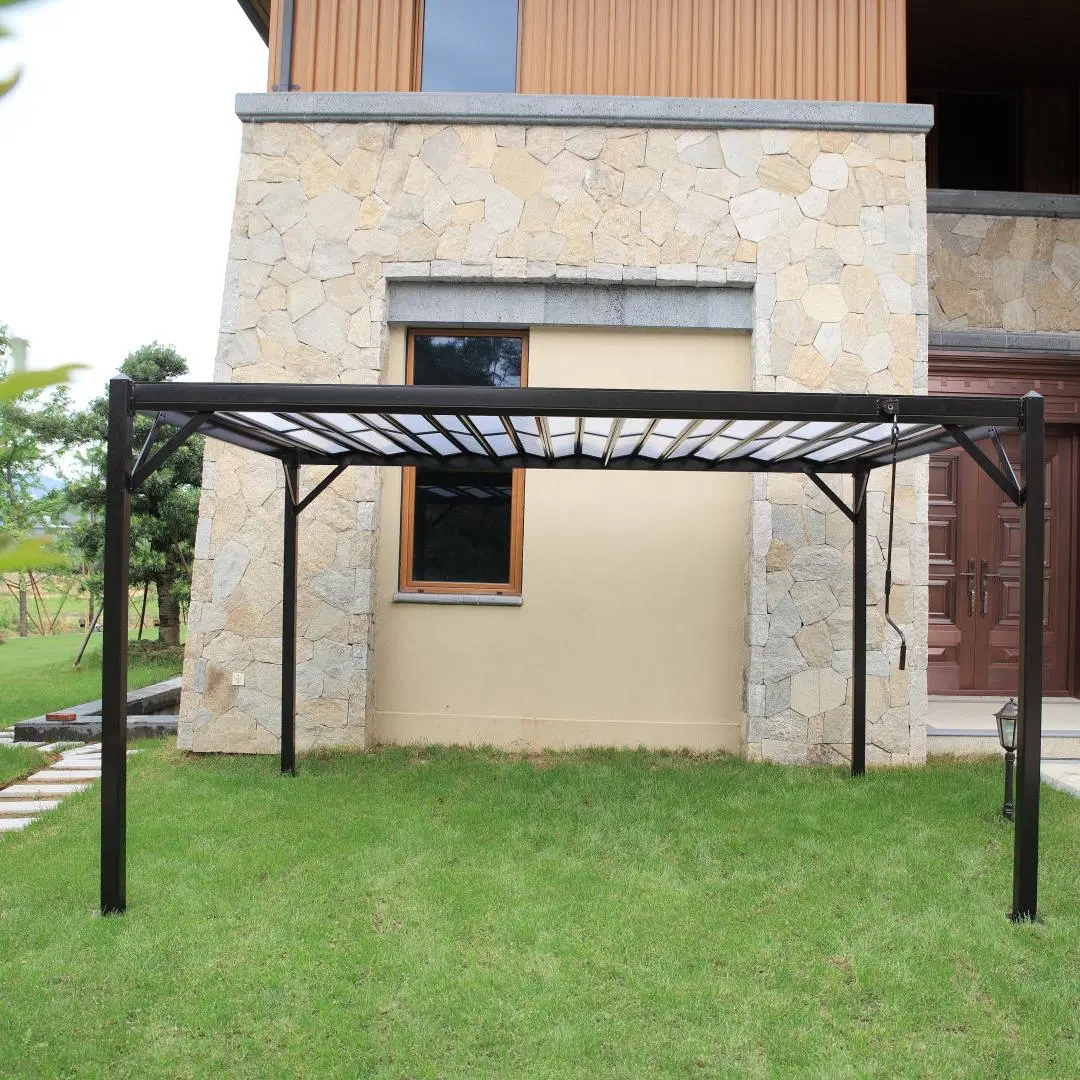 Outdoor Patio Garden Iron Flat Gazebo