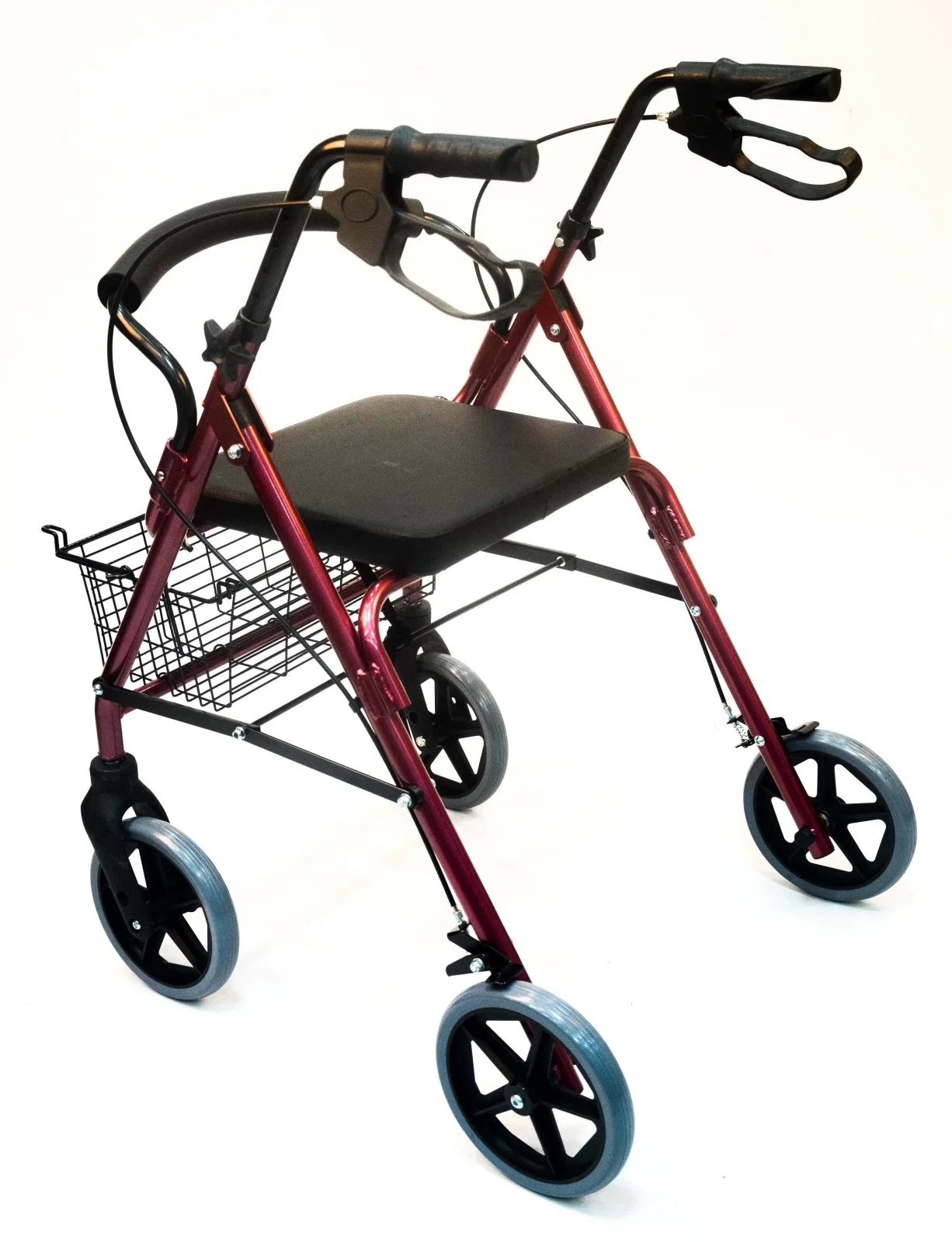 Wheelchair Lightweight Rollator 8 Inch Wheels Walker with ISO Bme 861