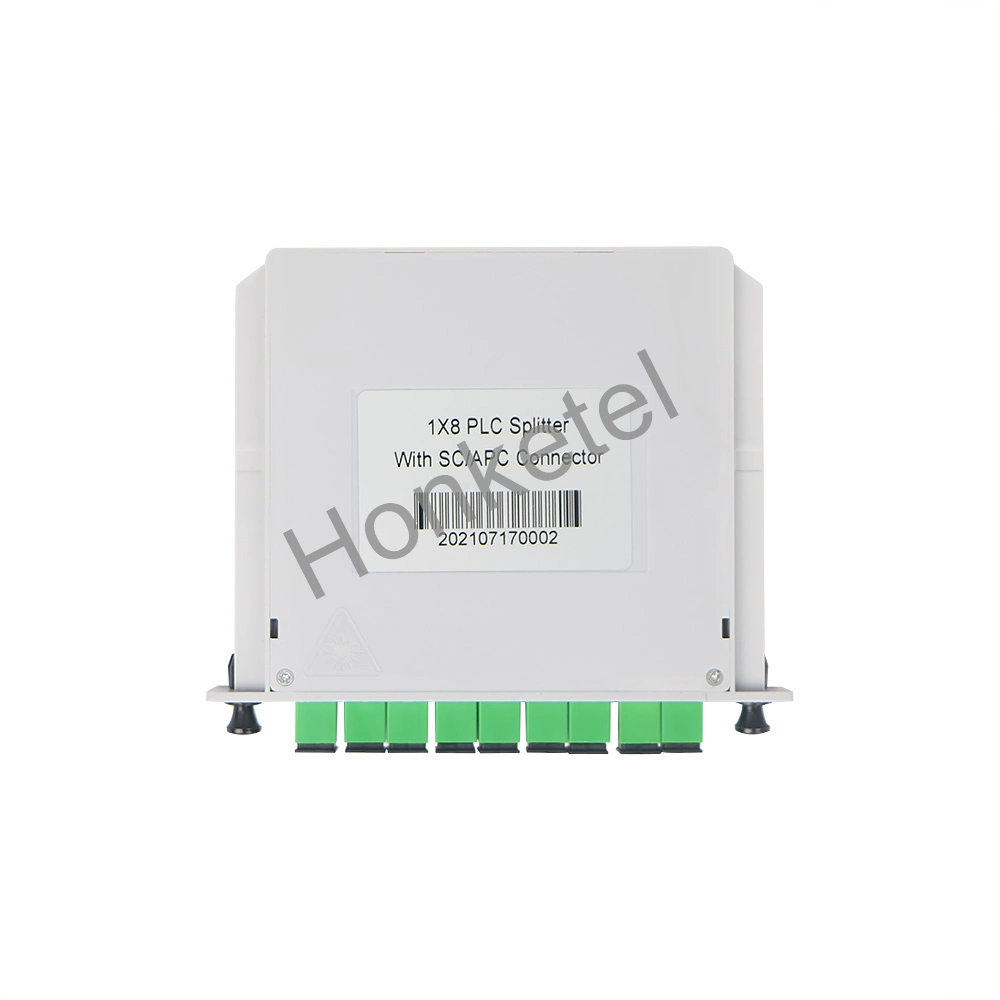 1* 8 Tipo de cuadro Lgx PLC Splitter para Redes Ópticas Pasivas FTTX &amp; CWDM y DWDM y óptica del sistema de televisión por cable con conector SC/APC